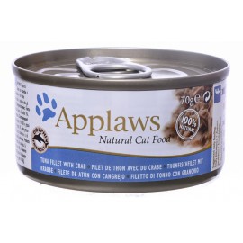Applaws консервы для кошек с тунцом и крабовым мясом, Cat Tuna & Crab, 70г
